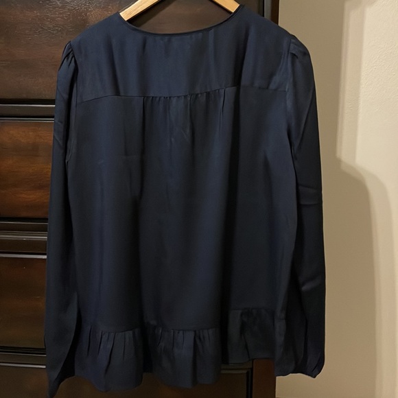 NEW Loft Navy tie blouse - Picture 7 of 7